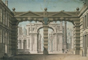 Set design for the world premiere performance of 